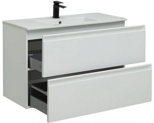 Allen Brau Eclipse Тумба под раковину 100 см, цвет: белый матовый 1.E1003.WM