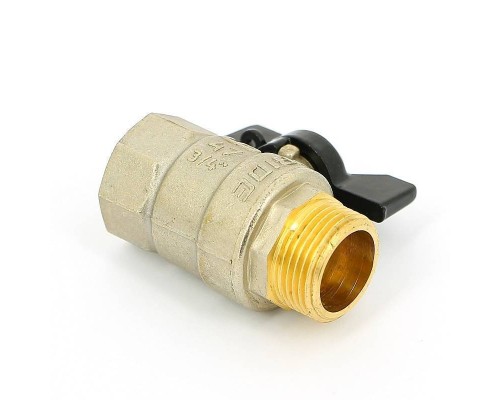 Кран газовый Pride LD ВВ 1/2" полнопроходной бабочка