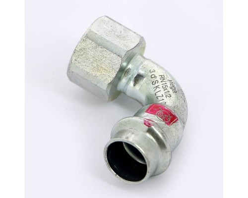 Угол пресс-В 15 оцинкованная сталь Prestabo VIEGA 15x1/2" Угол пресс-В 15 оцинкованная сталь Prestabo VIEGA 15x1/2"