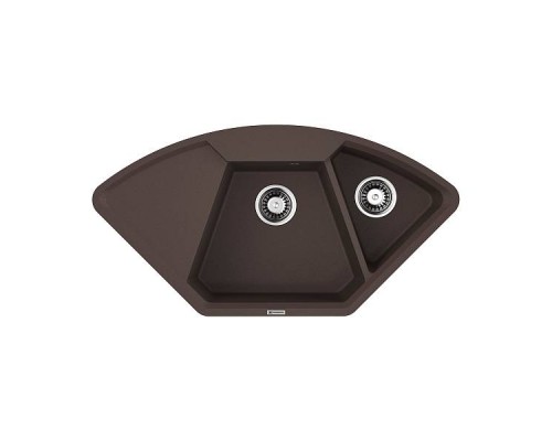 Omoikiri Yonaka 98-C-DC Кухонная мойка Artgranit 98x50 см, цвет: темный шоколад 4993715