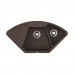 Omoikiri Yonaka 98-C-DC Кухонная мойка Artgranit 98x50 см, цвет: темный шоколад 4993715