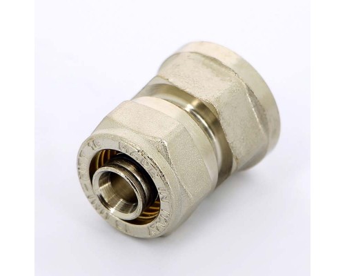 Муфта обжим-В никелированная UNI-FITT 16х1/2" Муфта обжим-В никелированная UNI-FITT 16х1/2"