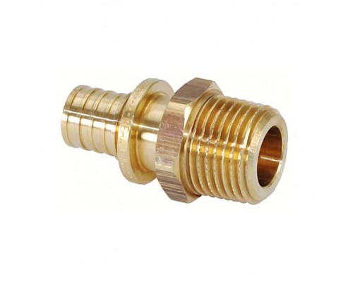 Муфта надвижная Н латунная REHAU 16х1/2"