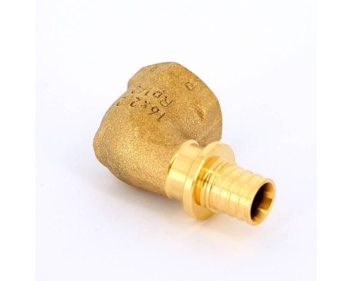Угол надвижной В бронза REHAU 16x1/2"