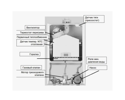 Котел настенный Baxi ECO Life 1.31F 31 кВт одноконтурный закрытый