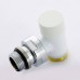 Вентиль обратный Carlo Poletti Compact угловой НН 1/2" х М24 х 19 цвет белый