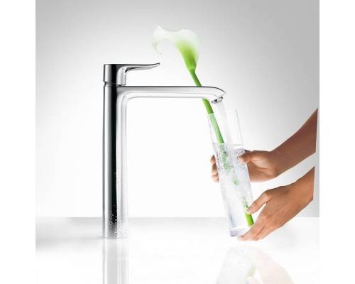 Смеситель для раковины HansGrohe 260 HG Metris однорычажный со сливным гарнитуром хром