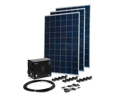Комплект Teplocom Solar-1500 + Солнечная панель 250Вт х 3