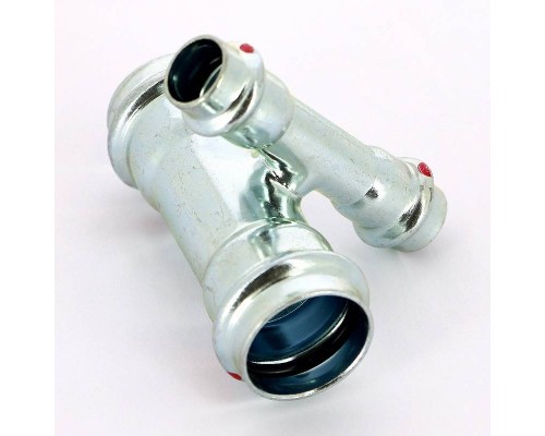 Крестовина пайка VIEGA 28х15 нелигир. сталь Prestabo SC-Contur с уплотнит. элементом