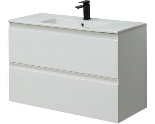 Allen Brau Eclipse Тумба под раковину 100 см, цвет: белый матовый 1.E1003.WM