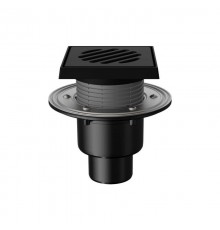 Трап регулируемый T 310.1 PNsG 150x150 вертикальный выпуск DN50/75/110 с незамерзающим сифоном, реше