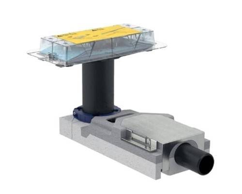 Комплект душевого лотка Geberit CleanLine20 корпус 154.152.00.1 и решетка 154.450.00.1чёрный/нерж Комплект душевого лотка Geberit CleanLine20 корпус 154.152.00.1 и решетка 154.450.00.1чёрный/нерж