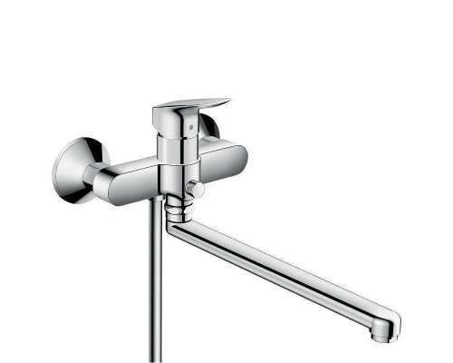 Смеситель для раковины HansGrohe HG Novus 230 однорычажный со сливным гарнитуром хром Смеситель для раковины HansGrohe HG Novus 230 однорычажный со сливным гарнитуром хром