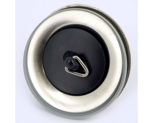 Выпуск из нержавеющей стали полированный с пробкой VIEGA