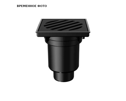 Трап Fachmann Т 606 PNsP 241x241 верт. вып. DN 110/160 с сухим сифоном анти-фрост, реш. чугун