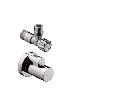 Угловой вентиль, Hansgrohe, цвет-хром