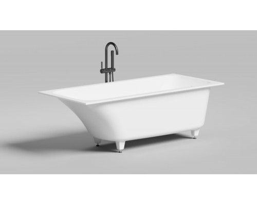 Ванна, Salini, Orlanda Kit, шгв 1700-750-590/610, цвет-белый матовый