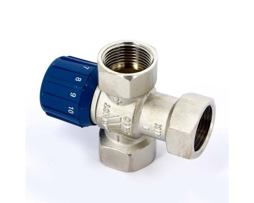 Термосмеситель AQUAMIX WATTS Ind 63C1"В диапазон регулирования 25-50˚C для теплого пола
