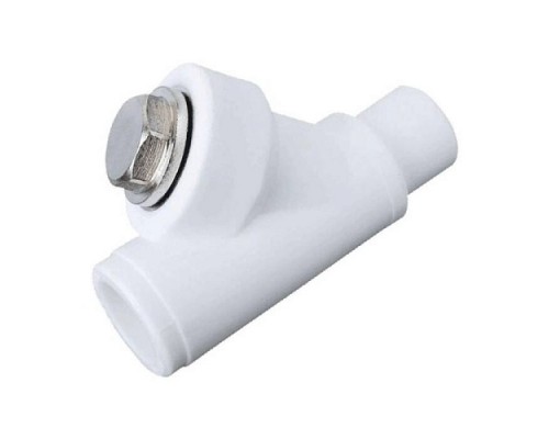 Фильтр PP-R бел сетчатый Дн25х45гр вн/нр пайка VALFEX 10142025