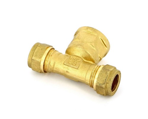 Тройник обжим-В TIEMME 12х1/2"х12