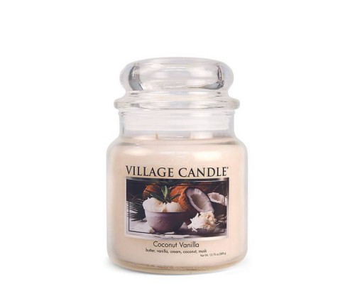 Декоративная свеча Village Candle Кокос и Ваниль (389 грамм)