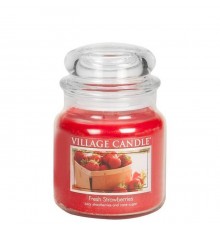 Декоративная свеча Village Candle Сочная клубника (389 грамм)