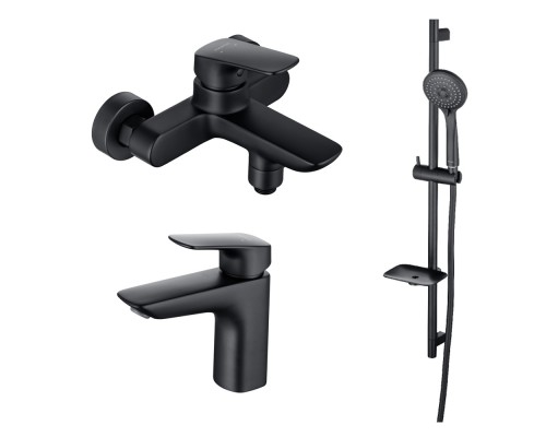 AQ1030MB ВЕГА Set 3 в 1 (AQ1010MB+AQ1040MB+AQ2011MB), матовый черный AQ1030MB