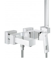 23141000 Eurocube Смеситель для ванны с душевым гарнитуром, хром 23141000