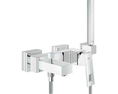 23141000 Eurocube Смеситель для ванны с душевым гарнитуром, хром 23141000