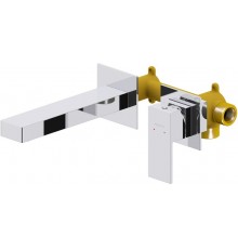 AQ1613CR ЛИБРА смеситель для раковины настенный (внешняя и скрытая часть) AQ1613CR