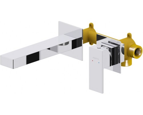 AQ1613CR ЛИБРА смеситель для раковины настенный (внешняя и скрытая часть) AQ1613CR
