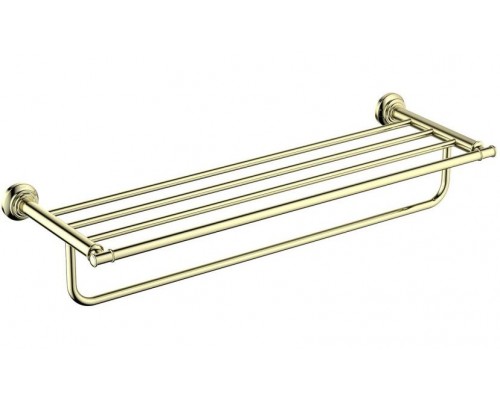 AQ4515PG КЛАССИК полка для полотенец, полир. золото AQ4515PG