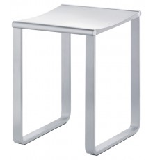 14982010051 PLAN Табурет, подходит также для душевой зоны, нагрузка: 100 kg, хром/белый (RAL 9010) 14982010051