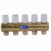 Коллектор лат клап терм 1" вн/р 4в 3/4" ЕК н/р 50мм Giacomini R553VY044