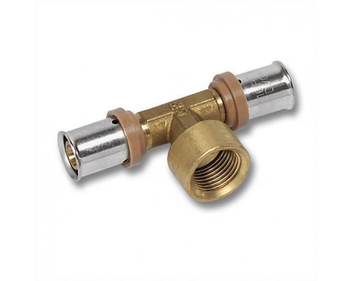 Тройник 3fit-Press 20x2,0 - 1/2 ВПр-ВР-ВПр, 25130G Тройник 3fit-Press 20x2,0 - 1/2 ВПр-ВР-ВПр, 25130G