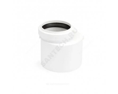 Переход PP-H эксц бел б/н Дн50х40 короткий в/к RAUPIANO Rehau 11200761001