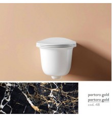 Унитаз, Artceram, CHIC, подвесной, шг 380-530, цвет-portoro gold