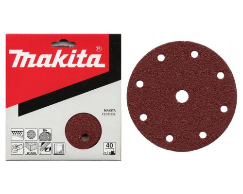 Шлифовальный диск с липучкой Makita P180/150 мм (P-31974)