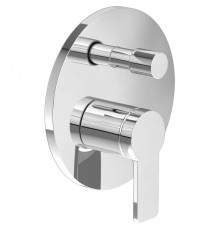 TVS10335300061 ARCHITECTURA Смеситель настенный, однорычажный, с переключателем, скрытого монтажа, хром (ДО ОКОНЧАНИЯ ОСТАТКОВ) TVS10335300061