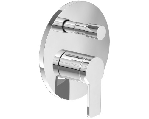 TVS10335300061 ARCHITECTURA Смеситель настенный, однорычажный, с переключателем, скрытого монтажа, хром (ДО ОКОНЧАНИЯ ОСТАТКОВ) TVS10335300061