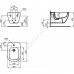 Биде подвес TESI 1/отв бел/мат Ideal Standard T3552V1