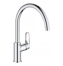 31538001 BauFlow Смеситель для кухни, высокий излив, хром (замена 31538000) 31538001
