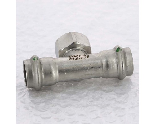 Тройник пресс-В нержавеющая сталь Sanpress Inox VIEGA 22х3/4"х22