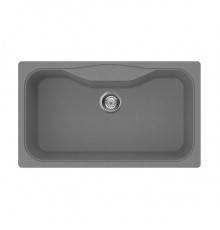 Omoikiri Maru 86-GR Кухонная мойка Tetogranit 86x50 см, цвет: leningrad grey 4993574