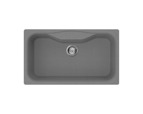 Omoikiri Maru 86-GR Кухонная мойка Tetogranit 86x50 см, цвет: leningrad grey 4993574