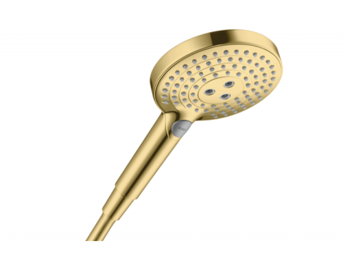 Ручной душ, Hansgrohe, Raindance Select S, 125, цвет-полированное золото
