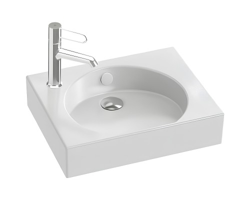 EGN112-00 ODEON RG Рукомойник 45 см, с отверстием под смеситель, белый EGN112-00