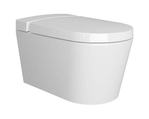 5176B003-6233 Безобод. подвесной унитаз VitrA Nest (c фу-цей биде, встр. смес., бачок VitrA Fresh для моющего ср-ва), дюропласт, МЛ 5176B003-6233