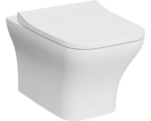 7484B003-0075 Подвесной безободковый SmoothFlush унитазZentrum Square (НУЖНА КРЫШКА 191-003-009, 810-003-009) 7484B003-0075