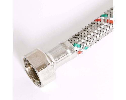 Гибкая подводка для смесителя UNI-FITT М10х1 - 1/2" 120 см оплетка из нержавеющей стали Гибкая подводка для смесителя UNI-FITT М10х1 - 1/2" 120 см оплетка из нержавеющей стали
